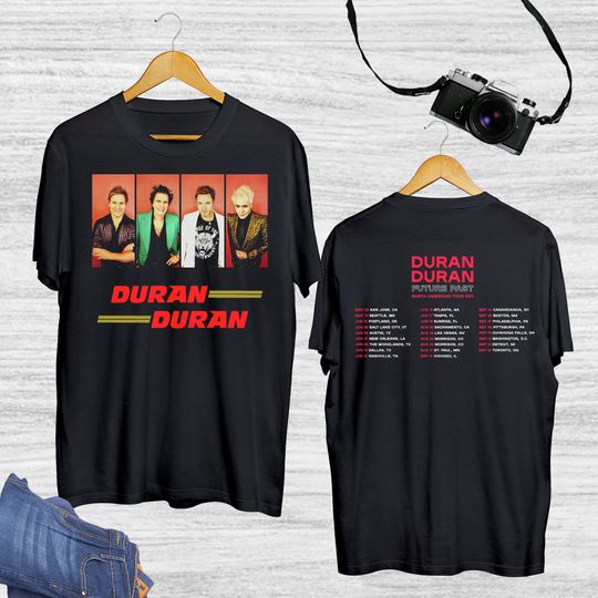 Discover Future Past Duran Duran Tour Shirt