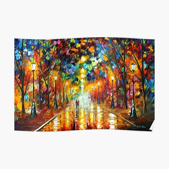 Discover FAREWELL TO ANGER - Leonid Afremov Premium Matte Vertical Poster