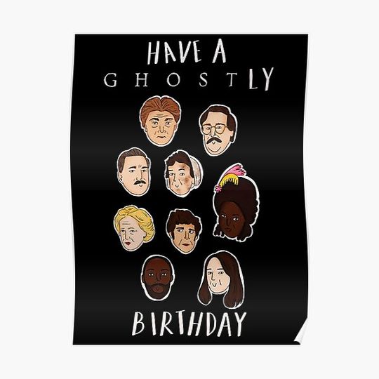 Discover BBC Ghosts Birthday Premium Matte Vertical Poster