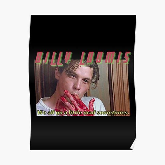 Discover Billy Scream Premium Matte Vertical Poster