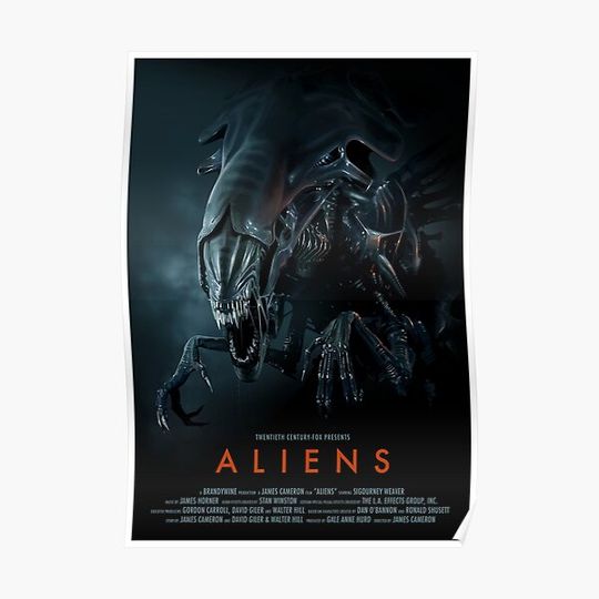 Discover Aliens (1986) Premium Matte Vertical Poster
