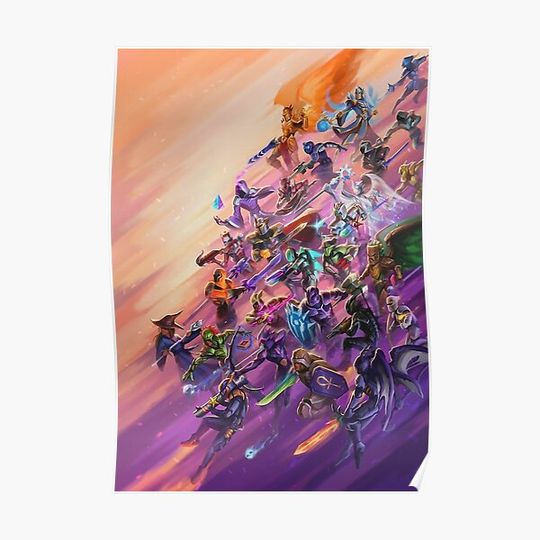 Discover Terraria Game - Big Battle Premium Matte Vertical Poster