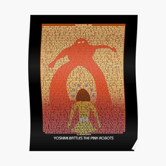 Discover Yoshimi Battles The Pink Robots Song 1983 Rock Band Shirt, Yoshimi Battles Shirt, Hoodie Premium Matte Vertical Poster