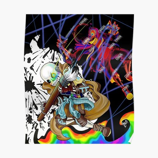 Discover Ink vs Error Premium Matte Vertical Poster
