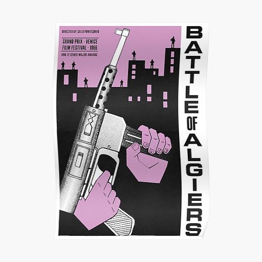 Discover The Battle of Algiers (La battaglia di Algeri) Gillo Pontecorvo Premium Matte Vertical Poster