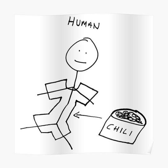 Discover Nathan For You Chili Suit Sketch Premium Matte Vertical Poster