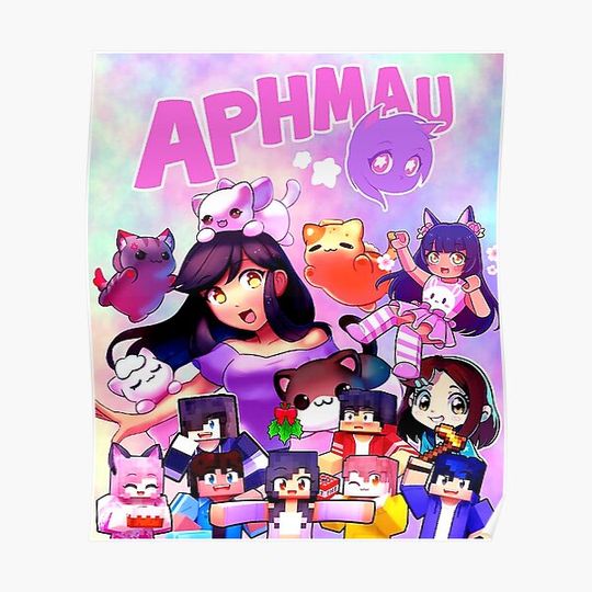Discover Cute-Youtuber-Girl-Beautiiful-"|{};Aphmau:"{] Premium Matte Vertical Poster