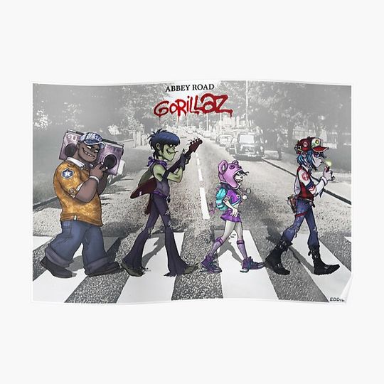 Discover DIgital Band In Abbey Road England Poster Premium Matte Vertical Poster