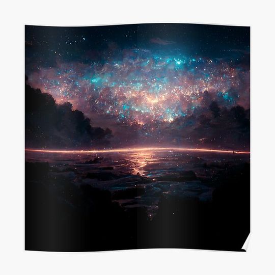Discover Milky Way in the Sky Premium Matte Vertical Poster