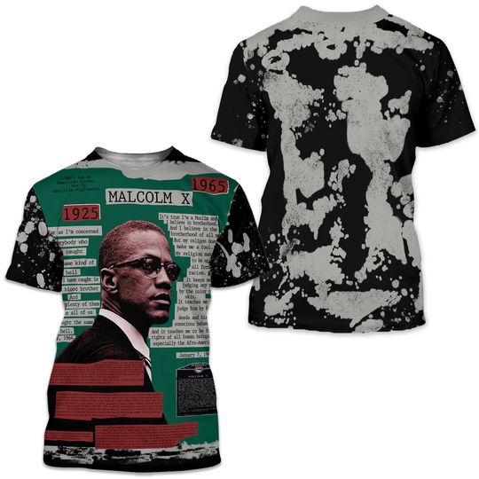 Discover Malcolm X shirt euphoria, Rue's Malcolm X 3D Shirt