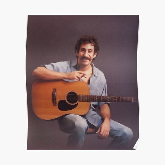 Discover Jim Croce, Music Legend Premium Matte Vertical Poster