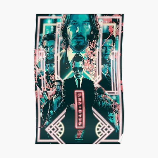 Discover JOHN WICK 4 Premium Matte Vertical Poster