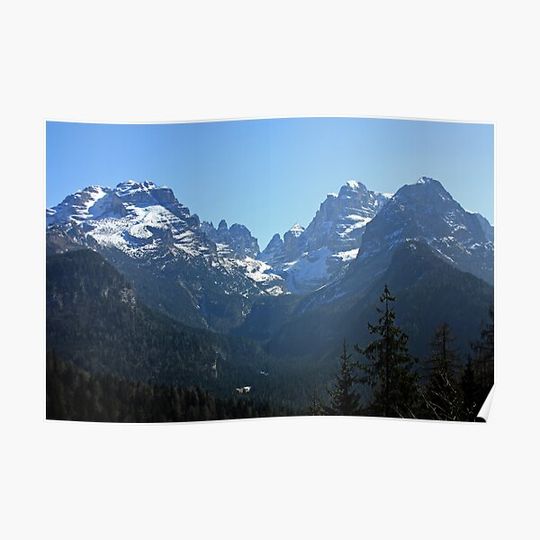Discover Brenta Dolomites. Premium Matte Vertical Poster