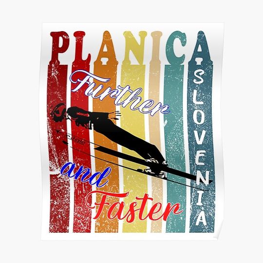 Discover Planica Slovenia Premium Matte Vertical Poster