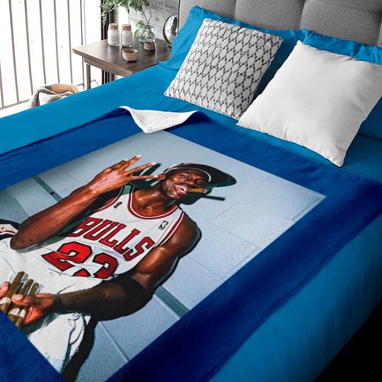 Discover 3 Peat Michael Jordan Basketball Graphic Baby Blankets