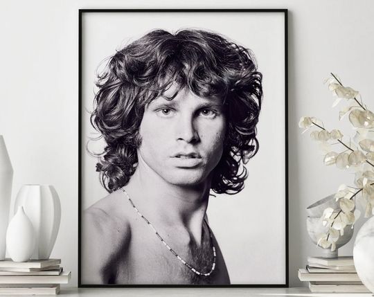 Discover Jim Morrison Portrait - Vintage Photography Poster