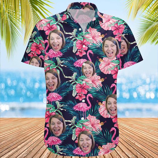 Discover Hawaiian Shirt Custom with Faces, Personalized Hawaiian Shirt