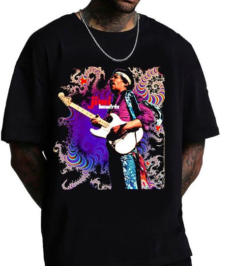 Discover Jimi Hendrix T-shirt, Jimi Hendrix Vintage T-shirt