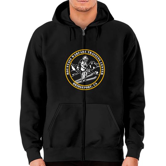 Discover Mountain Warfare Training Center Bridgeport Zip Hoodies