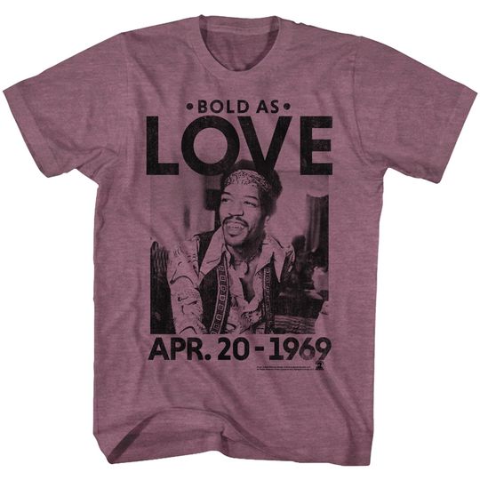 Discover Jimi Hendrix Bold As Love Vintage T-Shirt