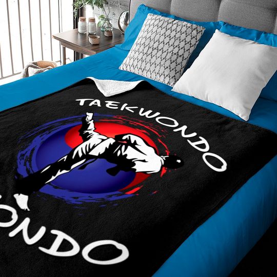 Discover Taekwondo Martial Arts Baby Blankets
