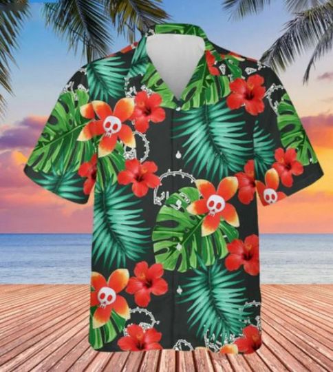 Discover Dracula Hotel Transylvania Hawaiian Shirt, Flamingo 3d hawaii shirt, Funny Beach Party Shirts for Men/Women, Hawaii Shirt
