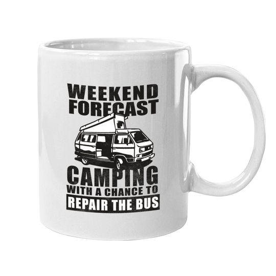 Discover Camping Bus Forecast Westfalia Vanagon T3 PNW Mugs