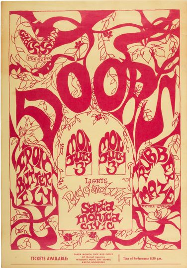 Discover Doors Iron Butterfly - Concert Poster