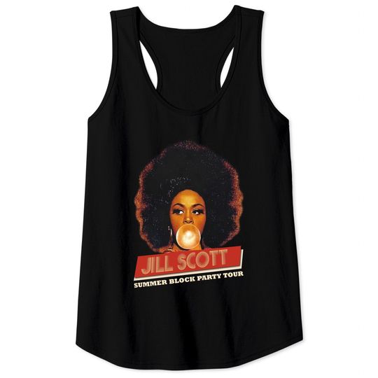 Discover Jill Scott Tour Tank Tops, Jill Scott Tour Gift For Fan