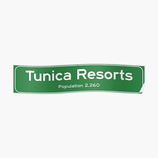 Discover Tunica Resorts, MIssissippi Sign Premium Matte Vertical Poster