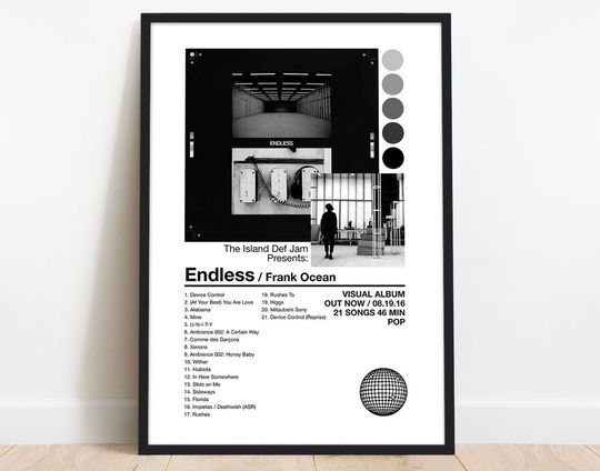 Discover Frank Ocean Endless Poster