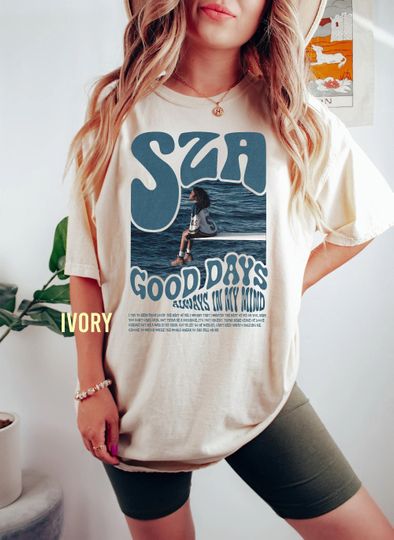 Discover Vintage SZA Shirt, Sza - Good Days Graphic Tee, SOS Tour 2023
