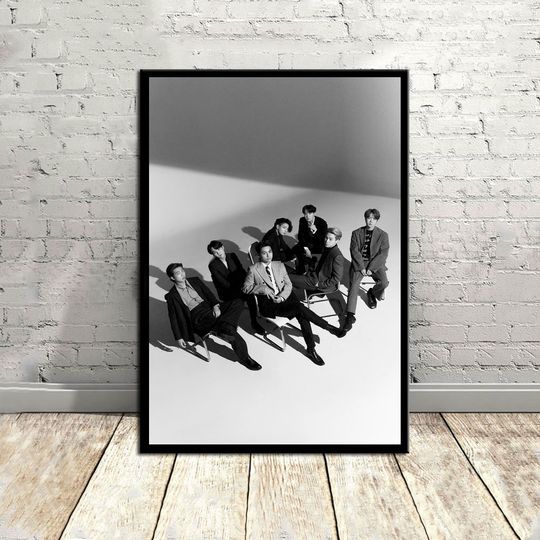 Discover BTS, Music Poster, Vintage Poster