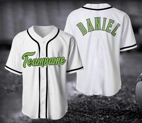 Discover Custom Baseball Jersey, Personalized Name Custom Baseball Jersey