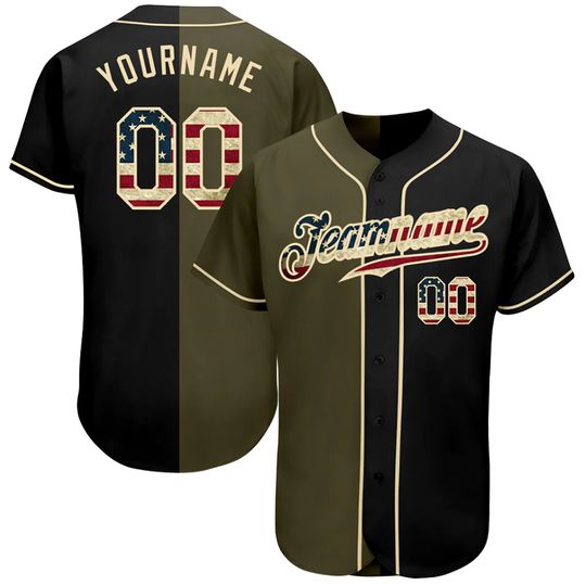 Discover Custom Black Vintage Baseball Jersey