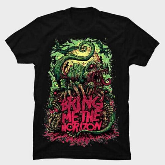 Discover Bring Me The Horizon Devil Dinosaur T-Shirt, Bring Me the Horizon T-shirt