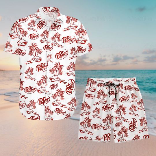 Discover Dr Pepper Hawaiian Shirt