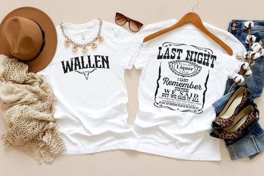 Discover Wallen Shirt, Last Night I Can't Remember Shirt, Western Cowboy Shirt,