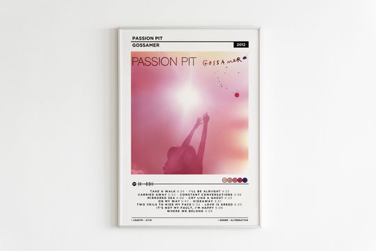 Discover Passion Pit Gossamer Album Poster