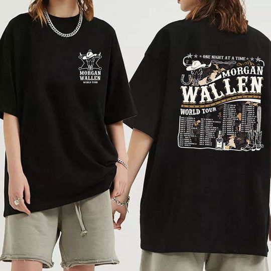 Discover Wallen Western Shirt, Country Music Shirt, Western Tour 2023 Shirt,