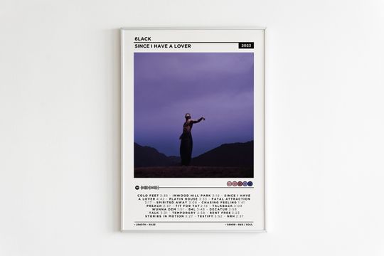 Discover 6lack Since I Have A Lover Album Poster