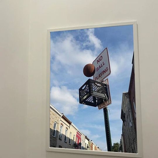 Discover Vintage Basketball Never Stops Poster