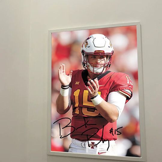 Discover Brock Purdy Poster Iowa State Football Poster, Wall Decor