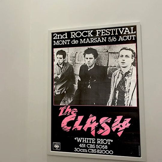 Discover THE CLASH Concert Print Vintage Music Gig Posters Wall Decor