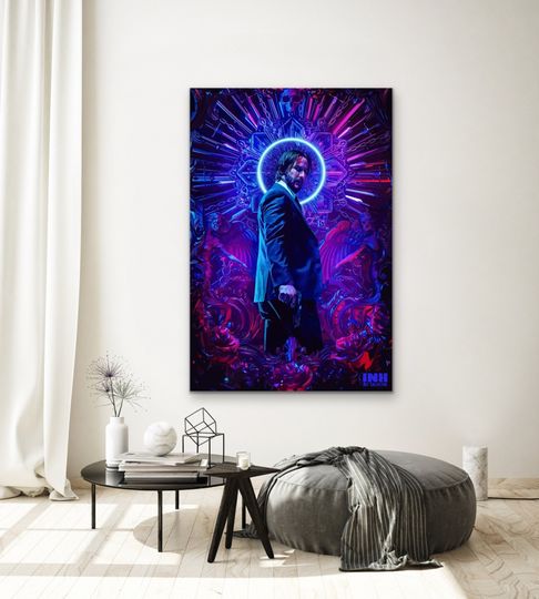 Discover John Wick Art Canvas - Movie Inspired Wall Decor