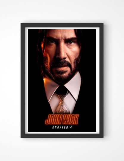 Discover John Wick 4 Poster, John Wick Chapter 4 Print, Gaming Poster