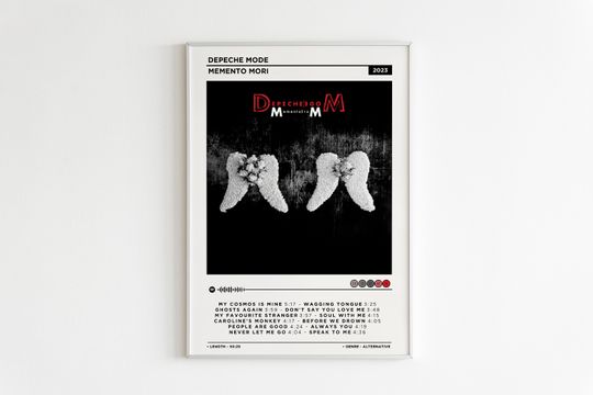 Discover Depeche Mode Memento Mori Album Poster - Cover Design for Fans