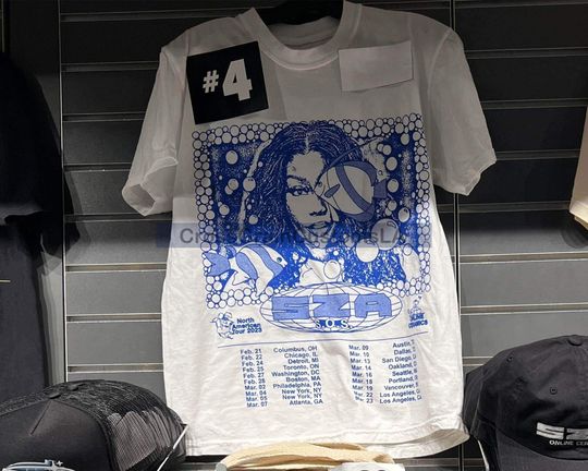 Discover SZA SOS Tour T-shirt, Sza Merch 2023 Shirt