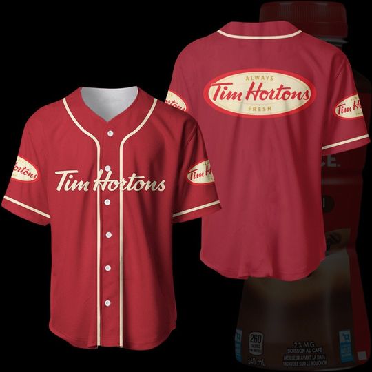 Discover Tim Hortons Baseball Jersey Shirt