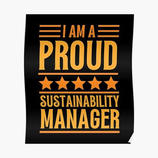 Discover Sustainability Manager Premium Matte Vertical Poster